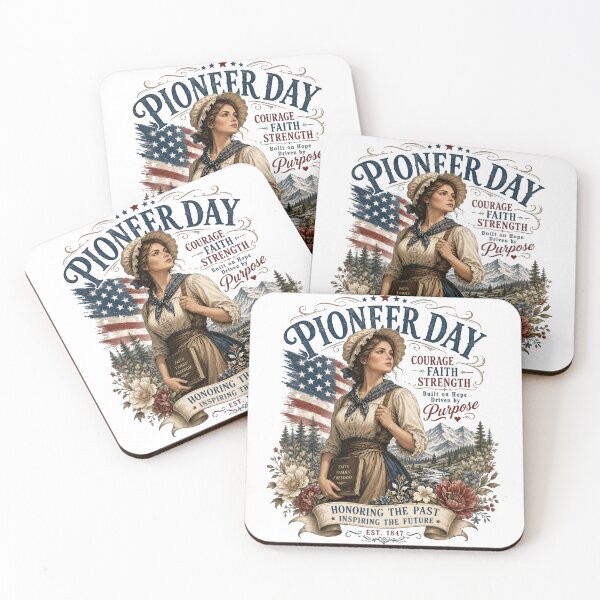 Item preview, Pioneer Day Courage Faith Strength designed and sold by Sovereign Supply Co..