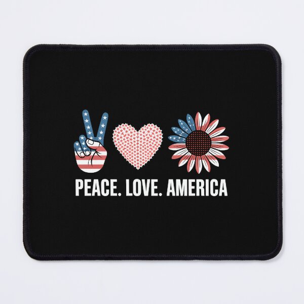 Item preview, Peace Love America US Flag Fourth 4th of July Patriot  designed and sold by sailorjessiArt.