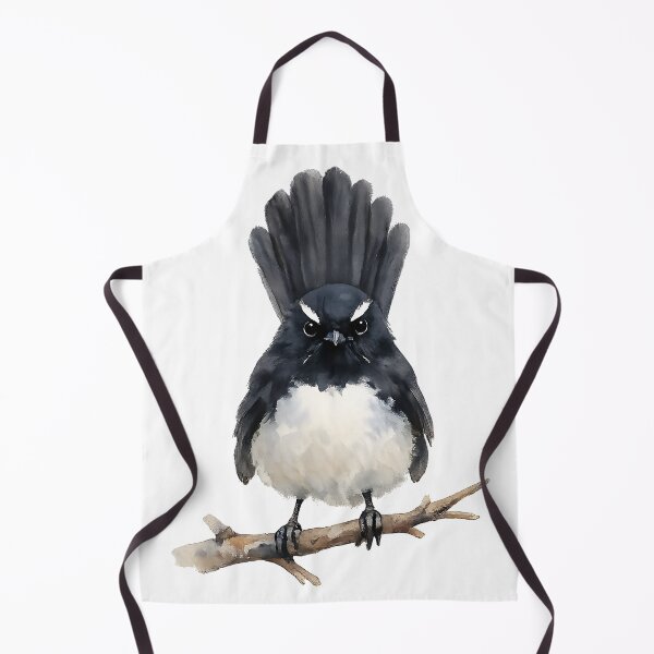 Item preview, Willie Wagtail Watercolour Portrait designed and sold by Jaruart.