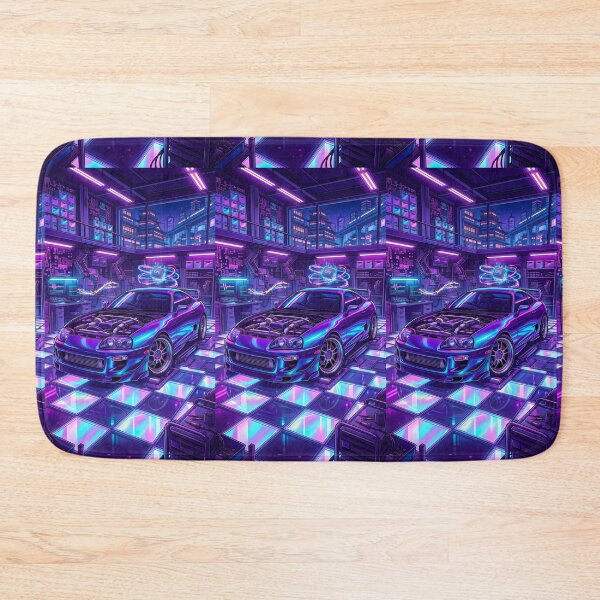 Item preview, tro Future JDM Inline Six Cyberpunk Garage Graphic Tee designed and sold by RevUpDesign.
