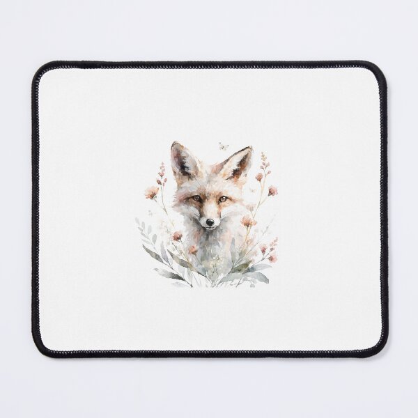 Item preview, Watercolor Floral Fox designed and sold by Bossygraphicske.