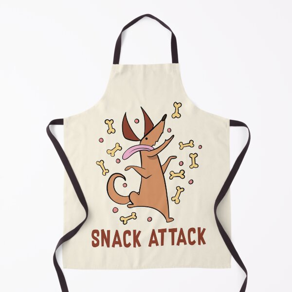 Item preview, Funny dog in a snack attack designed and sold by Konopikyu.