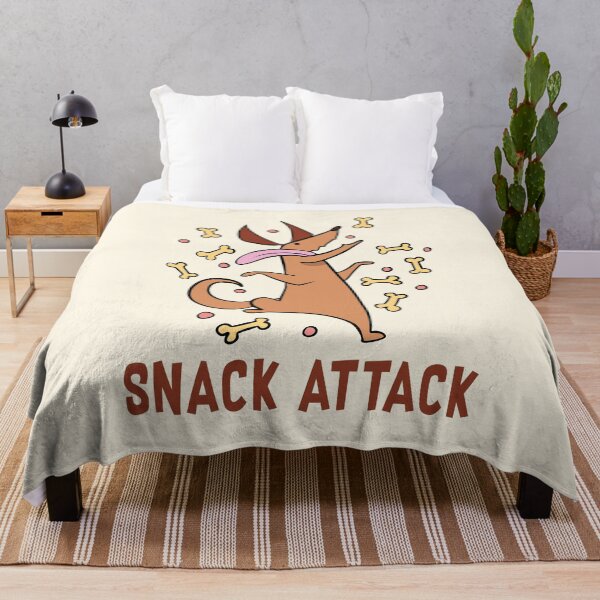 Item preview, Funny dog in a snack attack designed and sold by Konopikyu.