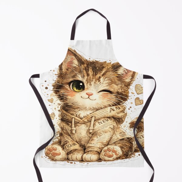 Item preview, Newspaper Cat – Vintage Collage Sticker designed and sold by Genzfirevibes.
