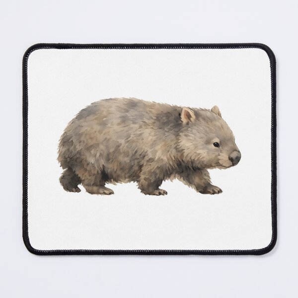 Item preview, Common Wombat Wildlife Illustration designed and sold by Jaruart.