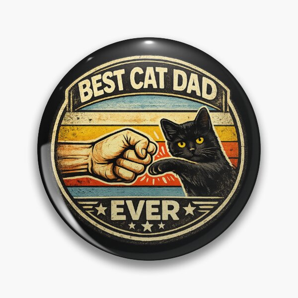 Item preview, black cat dad designed and sold by Concrete Coffee Studio.