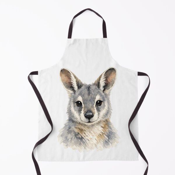 Item preview, Yellow-Footed Rock-Wallaby Watercolour Portrait designed and sold by Jaruart.