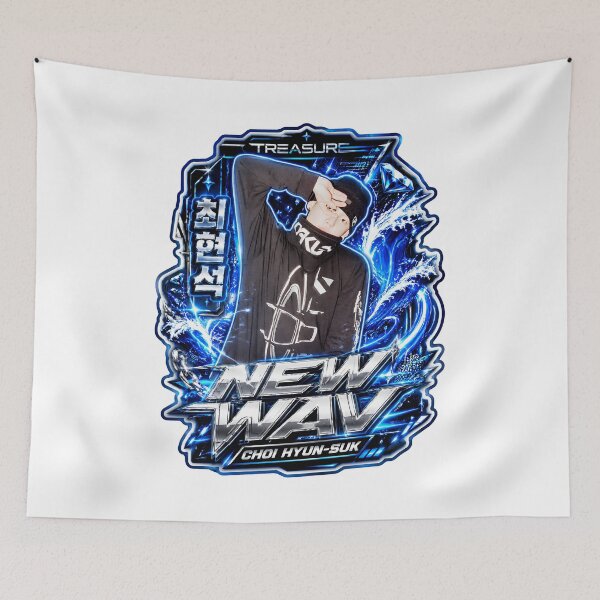 Item preview, Hyunsuk TREASURE NEW WAV Drip Leader Fan Art designed and sold by Valeree Store.