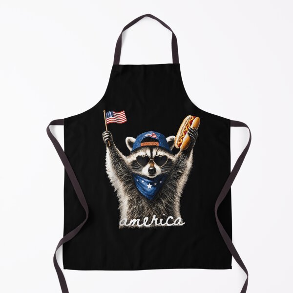 Item preview, USA America Raccoon Hot Dog 1776-2026 4th of July 250 Years designed and sold by Theaurore.