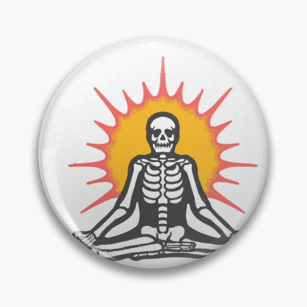 Item preview, Meditation Skeleton Funny Aesthetic designed and sold by JeremyPoynter.