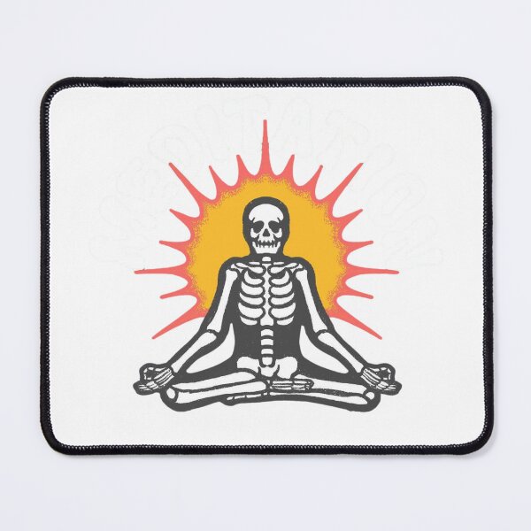 Item preview, Meditation Skeleton Funny Aesthetic designed and sold by JeremyPoynter.
