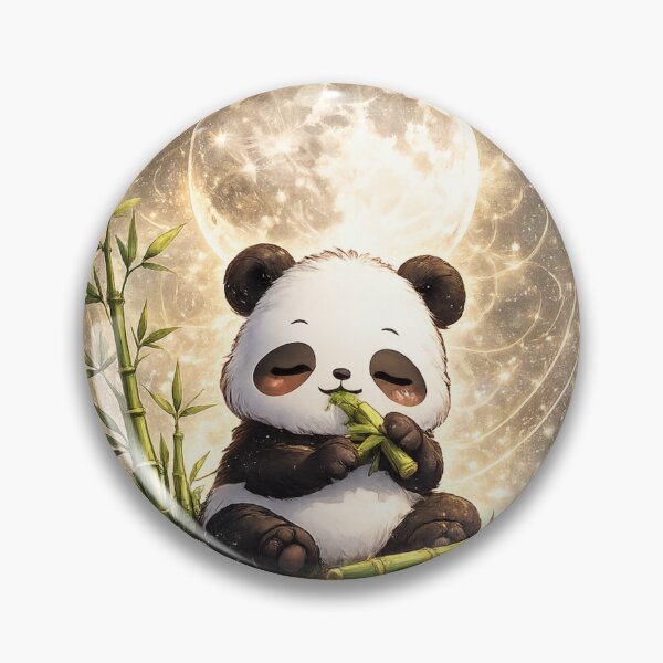 Item preview, Cute Panda Eating Bamboo designed and sold by kharatsuchita.
