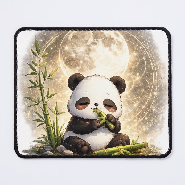 Item preview, Cute Panda Eating Bamboo designed and sold by kharatsuchita.