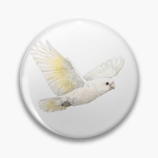 Item preview, Little Corella in Flight Watercolour designed and sold by Jaruart.