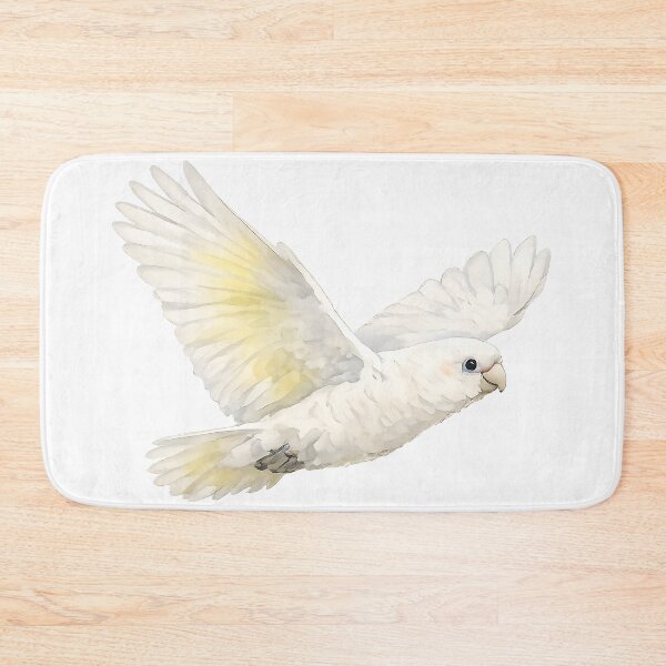 Item preview, Little Corella in Flight Watercolour designed and sold by Jaruart.