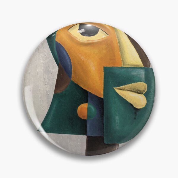 Item preview, Cubist Devil Portrait | Abstract Geometric Figure Art designed and sold by aekritdeach.
