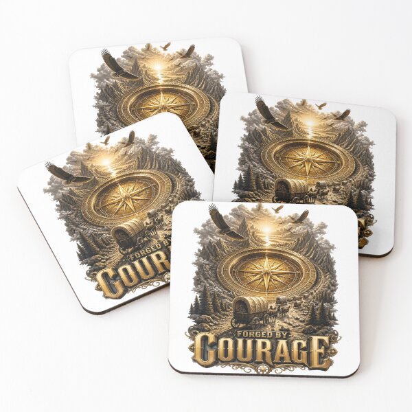 Item preview, Forged By Courage Western Compass designed and sold by Sovereign Supply Co..