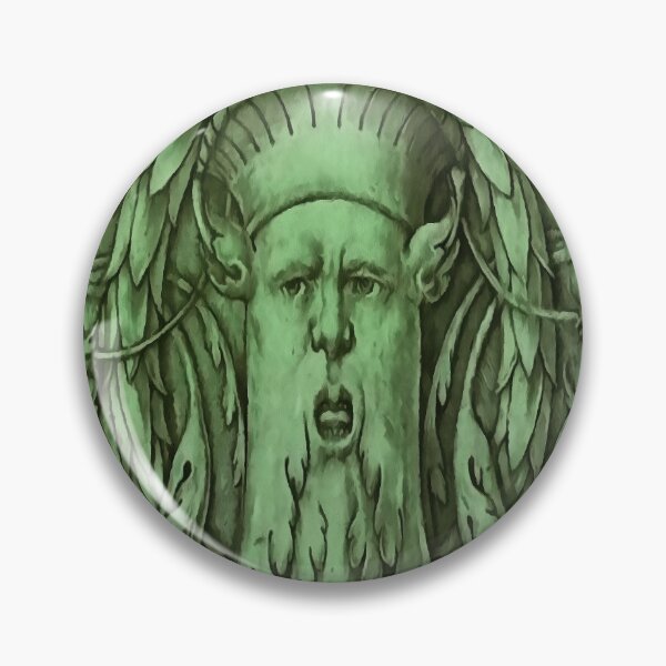 Item preview, The Green Man Pagan Foliate Head designed and sold by taiche.