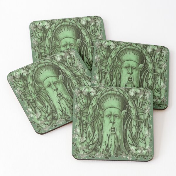 Item preview, The Green Man Pagan Foliate Head designed and sold by taiche.