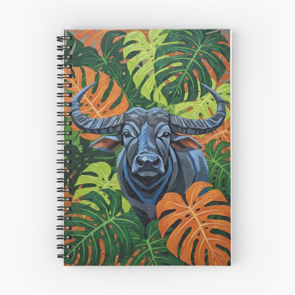 Item preview, Carabao Water Buffalo Tropical Jungle Painting Art designed and sold by Francis & May.