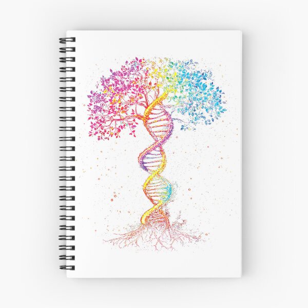 Item preview, DNA Tree of Life Genetics Biology Outer Space Science Nature T-Shirt designed and sold by kevincuellar.