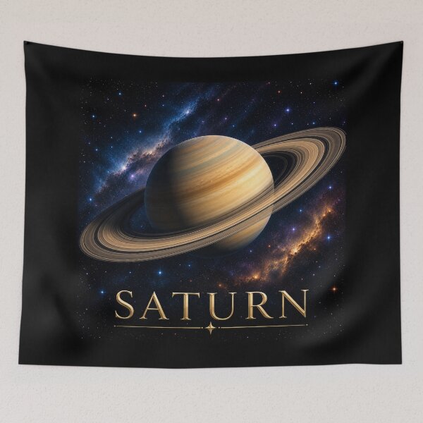 Item preview, Saturn - Deep Space Astronomy designed and sold by Myra365Art.