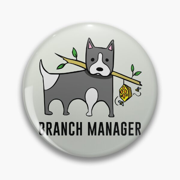 Item preview, Funny dog branch manager designed and sold by Konopikyu.
