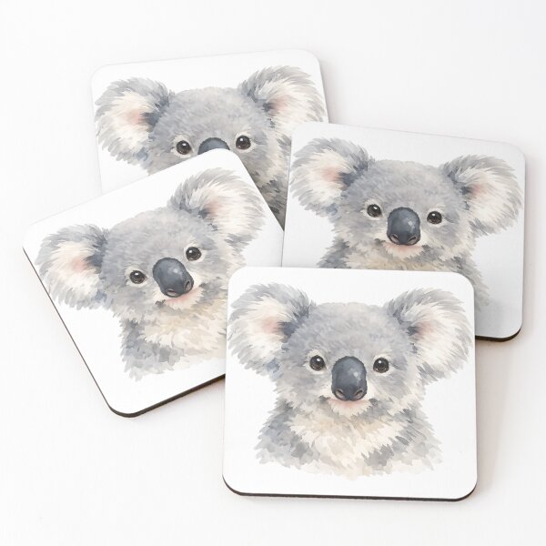 Item preview, Koala Watercolour Portrait designed and sold by Jaruart.