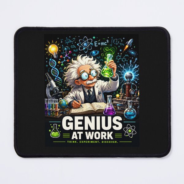 Item preview, STEM Genius At Work Male Scientist Design designed and sold by Genius Geek.