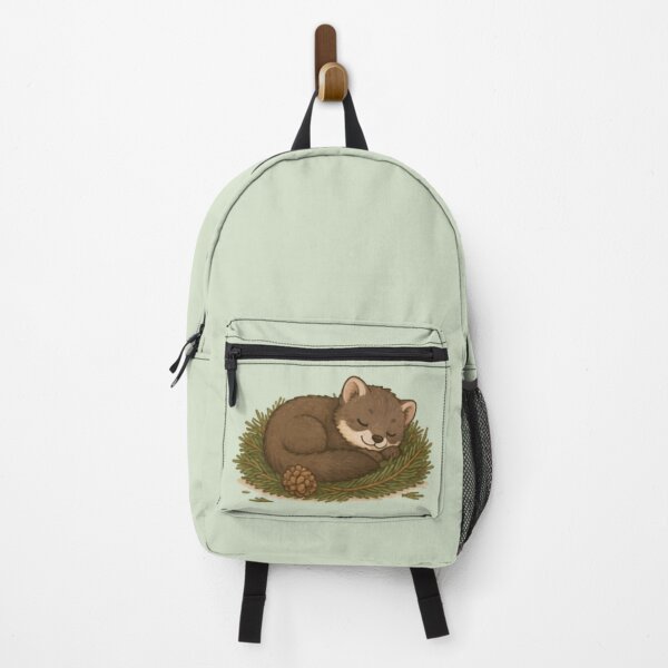 Item preview, Nap Time Pine Marten designed and sold by MellowMunchkins.