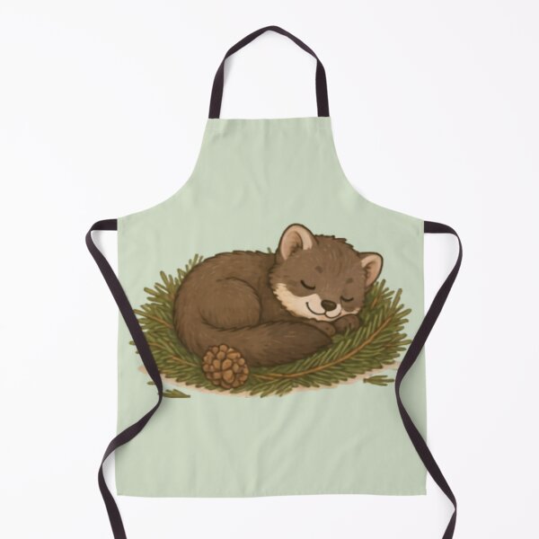 Item preview, Nap Time Pine Marten designed and sold by MellowMunchkins.