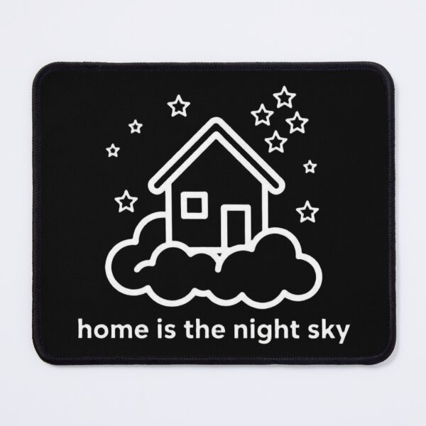 Item preview, Home Is the Night Sky T-Shirt | Cozy Space Mental Health Gift | Minimalist Introvert Design designed and sold by K Mood Studio.