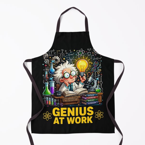 Item preview, STEM Genius At Work Male Scientist Design designed and sold by Genius Geek.