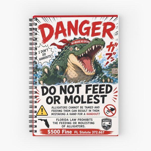 Item preview, Alligator Danger!!! designed and sold by Kitsune Merchant.