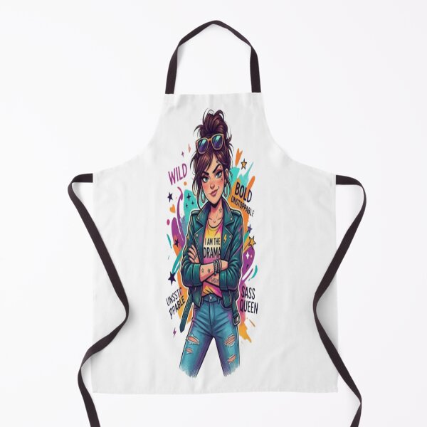 Item preview, I Am the Drama – Wild • Bold • Unstoppable • Sass Queen | Funny Sassy Girl Graphic T-Shirt | Retro Attitude Fashion Design designed and sold by Sushikidsntod.