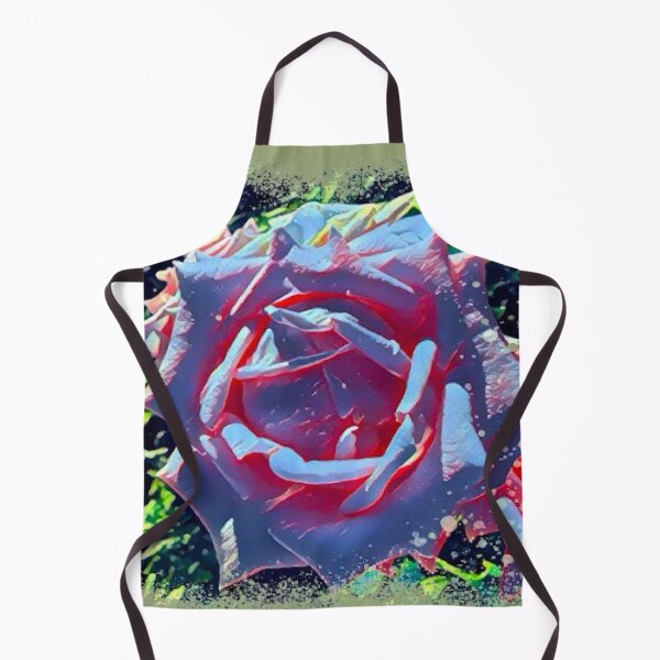 Item preview, Electric Neon Blue Rose Digital Painting Art designed and sold by BalkanBloom.