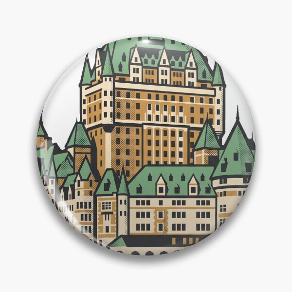 Item preview, Chateau Frontenac Quebec City Canada Vintage Travel Poster Retro 70s designed and sold by negruj.