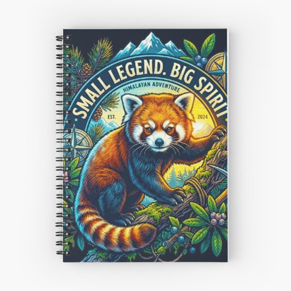 Item preview, Small Legend Big Spirit Red Panda Vintage Himalayan Adventure Retro Badge designed and sold by MT-Hub | Art for Every Soul.