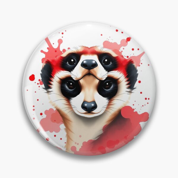 Item preview, Meerkat Watercolor Splash - Modern Graphic Art Hoo designed and sold by QuirkThreadsCo.