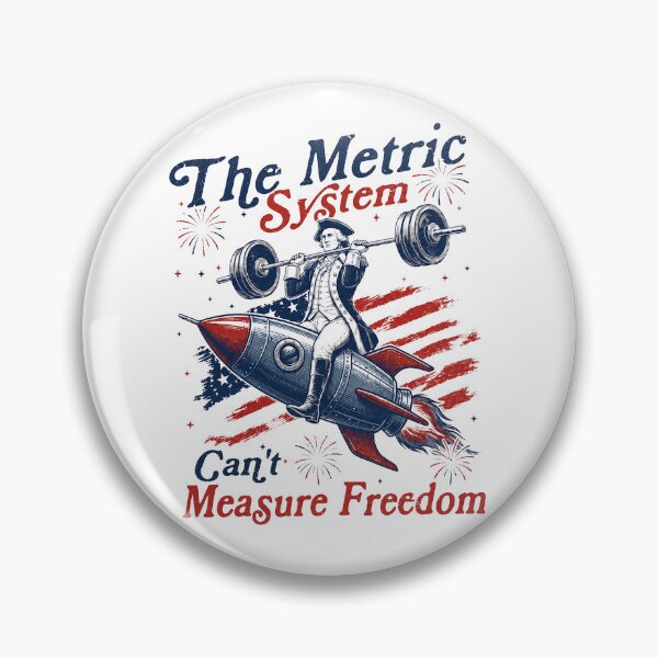 Item preview, Vintage Metric System Cant Measure Freedom designed and sold by Theaurore.