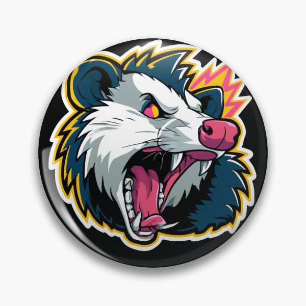 Item preview, Feral Girl Summer Shirt - Funny Opossum Meme Graphic Tee - Retro 70s Screaming Possum Sweatshirt - Groovy Chaotic Energy Trash Animal Gift designed and sold by VectorForge.