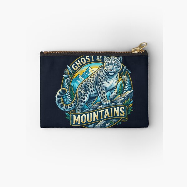 Item preview, Ghost Of The Mountains Snow Leopard Vintage Himalayan Ridge Retro Badge designed and sold by MT-Hub | Art for Every Soul.