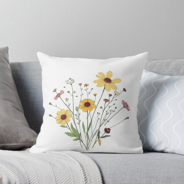 Item preview, Pressed Flowers Botanical Line - Modern Graphic Ar designed and sold by QuirkThreadsCo.