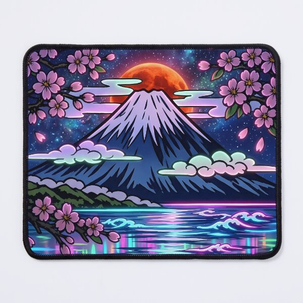 Item preview, Neon Mount Fuji designed and sold by キンタロウ インク.