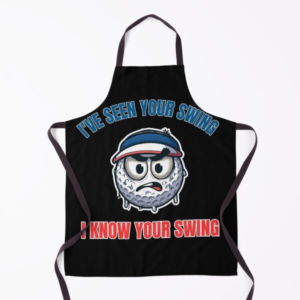 Item preview, Funny Golf Shirt - I've Seen Your Swing I Know Your Swing - Vintage Golf Ball Mascot Tee - Sarcastic Golfer Gift Dad Sweatshirt Retro Sport Pun designed and sold by VectorForge.