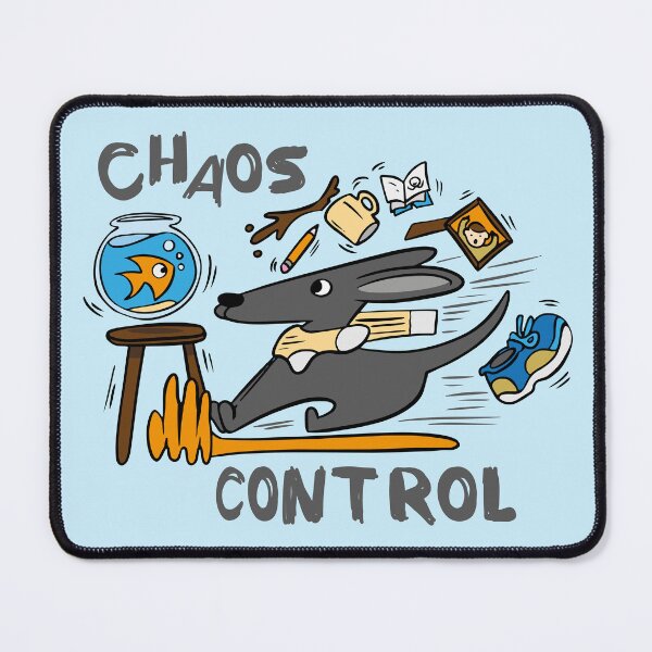 Item preview, Funny dog messing in chaos control designed and sold by Konopikyu.