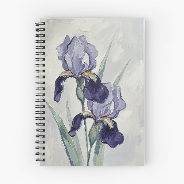 Item preview, Purple Iris Flower Botanical Oil Painting Art designed and sold by Francis & May.