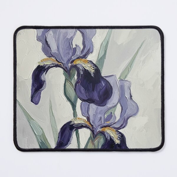 Item preview, Purple Iris Flower Botanical Oil Painting Art designed and sold by Francis & May.