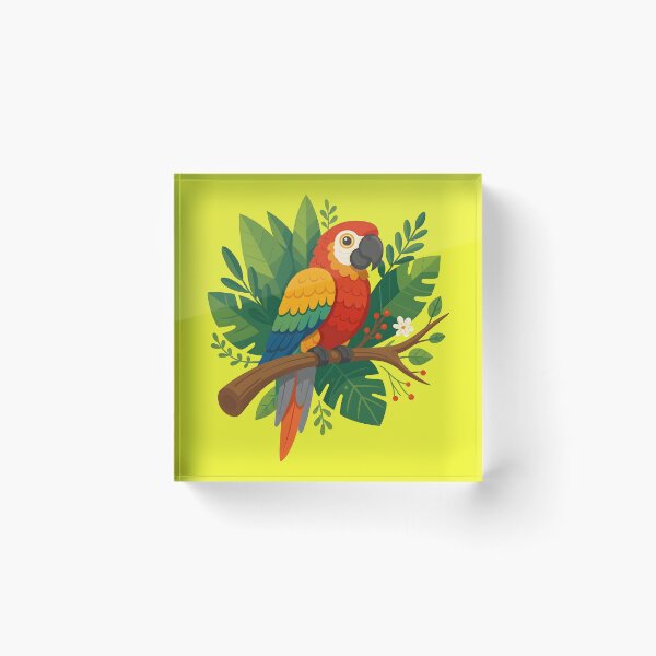 Item preview, Cute Cartoon Parrot designed and sold by BUTTER7FLY.