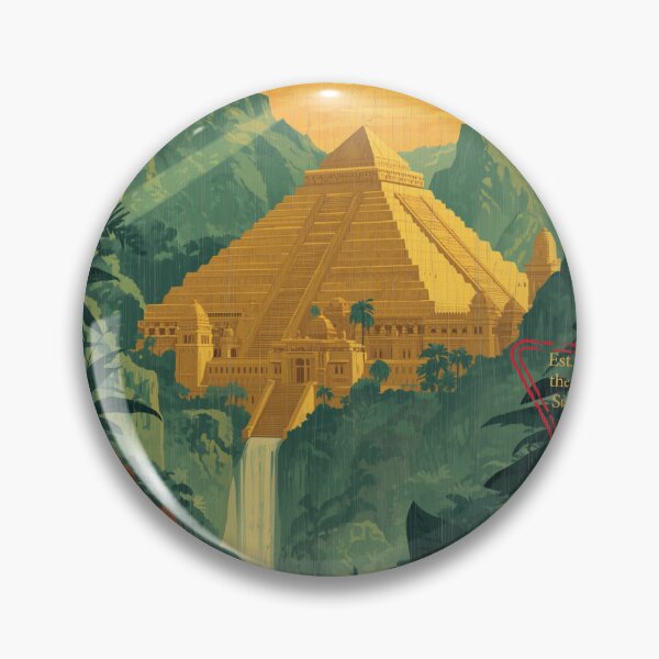 Item preview, Retro El Dorado Travel Poster The City Of Endless Gold designed and sold by KaBaRen.